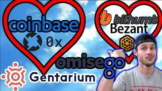 ZRX To Coinbase Bezant to Bithumb Omisego Staking Gentarium Shared Masternodes [upl. by Anytsirk]