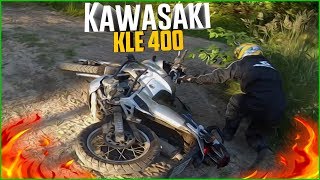 Тестдрайв Kawasaki kle 400 или quotЭндуро для карликаquot [upl. by Aielam]