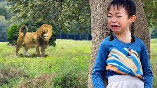 Lion attack man in forest  lion attack hunter  lion attack stories part 3 [upl. by Mohandis401]