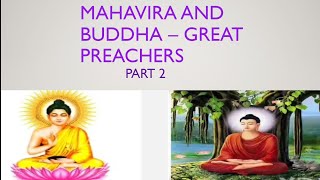 Mahavira and Buddha  Great Preachers part 2  class 6  icse [upl. by Godred458]