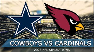 Dallas Cowboys vs Arizona Cardinals  NFL Week 3 2023 Full Game Highlights  Madden 24 Sim [upl. by Omrellig]