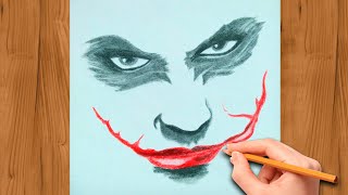 Easy to draw the Joker Facestep by step [upl. by Peppie]