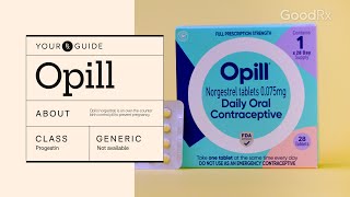 Opill How It Works How to Take It and Side Effects  GoodRx [upl. by Arleyne]