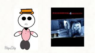 My review and me reacting to paranormal activities 4 [upl. by Eirod739]