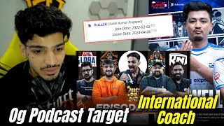 Nepali Coach Joining Godl 😳 Zgod Reply On Og Podcast Target Godl 😯  Godl New Jersey 🔥 [upl. by Anitahs]