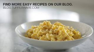 Recette simple Tupperware  Macaroni au fromage maison [upl. by Naoh]