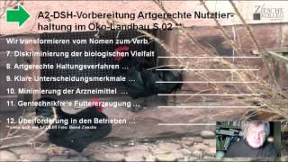 B2DSHVorbereitung Nomen Verb Üb 021 BIO artgerechte Nutztierhaltung [upl. by Diamante]