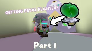 GETTING PETAL PLANTER Bee Swarm Simulator Part 1 [upl. by Gilli626]