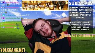 AKSUALLY 24 HOUR NEW YEARS STREAM PART 2 [upl. by Olethea]