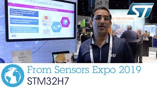 ST at Sensors Expo 2019 STM32H7 [upl. by Thorner]