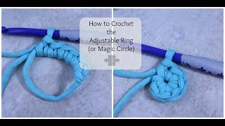 How To Crochet the Adjustable Ring [upl. by Latona593]