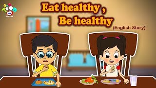 Eat Healthy Stay Healthy  English Short Stories For Kids  Bedtime Stories For Children [upl. by Namwob]