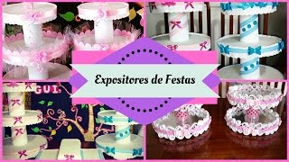 DIY  COMO FAZER EXPOSITORES DE DOCES [upl. by Ramak]