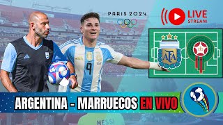 🔴 AHORA 🔴 Argentina vs Marruecos JUEGOS OLIMPICOS 2024 en VIVO 🏆 [upl. by Kreiker]