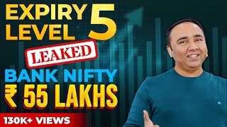 EXPIRY LEVEL 5 STRATEGY LEAKED  ₹55 LACS IN BANKNIFTY [upl. by Jamieson729]