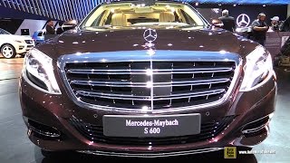 2016 MercedesBenz Maybach S600  Exterior and Interior Walkaround  Debut at 2014 LA Auto Show [upl. by Nosmas]