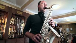 Rampone R1 Jazz Solid Silver alto saxophone test 3 by Владимир Соколов [upl. by Buerger]