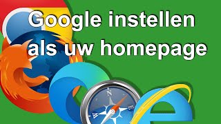 DU Google als startpagina instellen [upl. by Nnylg]