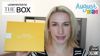 LOOKFANTASTIC BEAUTY BOX AUGUST 2024 amp DISCOUNT CODE [upl. by Fotzsyzrk193]