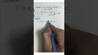 Find Boolean Expression From Logic Circuit [upl. by Ellsworth]