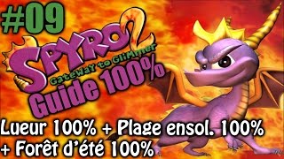 Spyro 2  Lueur  Plage ensoleillée  Forêt dété  Guide 100 [upl. by Leshia]