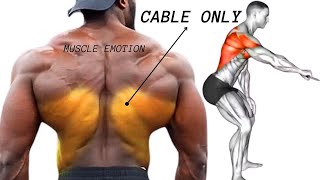 TOP 5 LAT WORKOUT WITH CABLE ONLY THAT YOU NEVER DID AT GYM [upl. by Bust274]