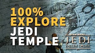 Jedi Temple Explore 100 echo location Star Wars Jedi Fallen Order [upl. by Olrac]