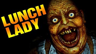 LUNCH LADYCoop Horror Jump Scare Game First Attempt [upl. by Rosenblast]