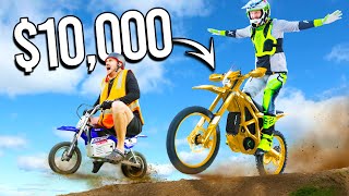 10000 vs 1000 Dirt Bikes [upl. by Eerrahs]