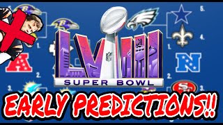 2024 NFL PLAYOFF PREDICTIONS FULL PLAYOFF BRACKETS SUPER BOWL 58 WINNER BURROWS OUT EDITON [upl. by Henn]