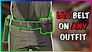 How To Get The IAA Belt After Patch 167 GTA Online [upl. by Oilenroc]