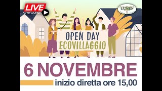 ok  Open Day ECOVILLAGGIO LUMEN [upl. by Aramen276]