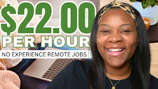 NOW HIRING Make 22HR NO EXPERIENCE  Work From Home Jobs 2024  Remote Jobs No Experience 2024 [upl. by Till]