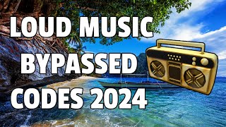 LOUD MUSIC BYPASSED Roblox Ids WORKING 2024 [upl. by Enoek]