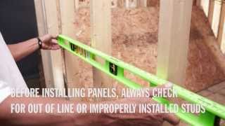 How to Install OSB Wall Sheathing or Panels [upl. by Ynettirb272]