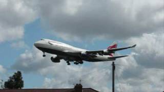 Heathrow Plane Spotting 190609 [upl. by Ainnos]