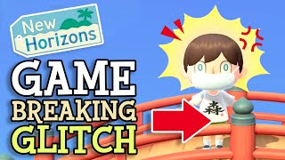 Animal Crossing New Horizons A GAME BREAKING GLITCH Summer Update Bridge Glitch [upl. by Held]