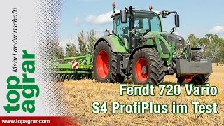 Fendt 720 Vario S4 ProfiPlus im top agrarPraxistest [upl. by Elisee]