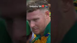 Unlucky South Africa 💔🇿🇦 iccworldcup2024 icc cricket southafrica india worldcup [upl. by Odraude]