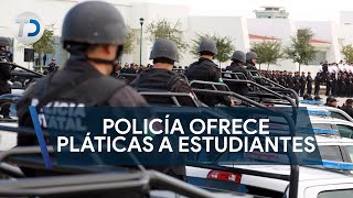 Policía da pláticas de seguridad a estudiantes [upl. by Fidelia]