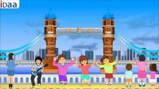 London Bridge IDaa Preschool Kids Rhymes HD version [upl. by Jamill]