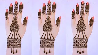 Jewellery Easy Mehndi design for Backhand Arabic Mehandi designsEid2023 MehndiHenna Mehndi design [upl. by Casandra]