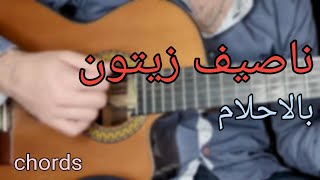 تعلم الجيتار  بالاحلام  ناصيف زيتون  كوردات [upl. by Daigle]