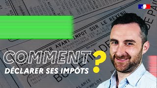 Première déclaration dimpôt  comment faire   Tutoriel 2024 [upl. by Juan]