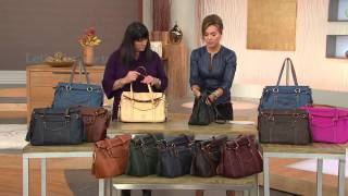 Dooney amp Bourke Florentine Leather Smith Bag with Sandra Bennett [upl. by Sell889]