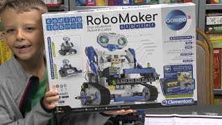 Robo Maker Clementoni  Ab jetzt interessiert sich Elias voll und ganz für Technik Cool [upl. by Christi183]