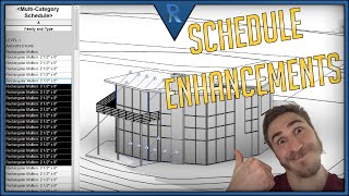 Schedule Enhancements UPGRADES  Revit [upl. by Assilat526]