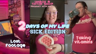 2 days of my life sick edition  productive  lost footage [upl. by Aldredge]