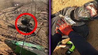 MOCNA GLEBA NA TORZE I ODCINEK Z podlewsky I ENDURO 2024 I CRASH ON THE TRACK [upl. by Lap]