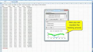 Neural Network Stock Price Prediction in Excel [upl. by Petua168]